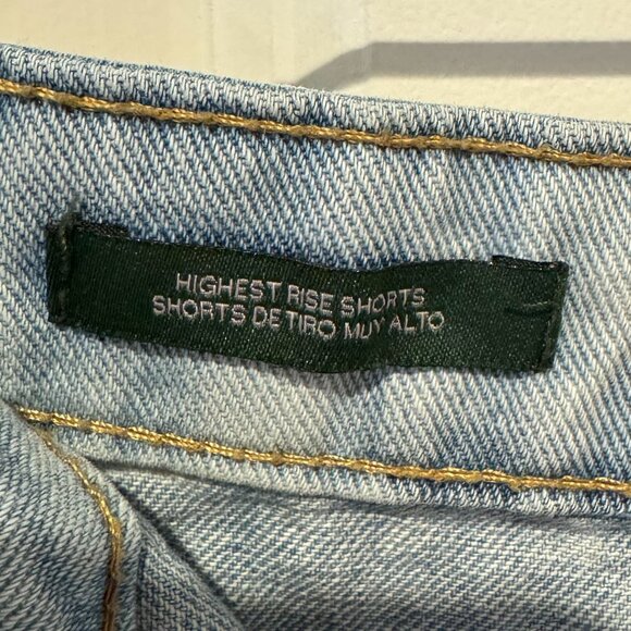 Wild‎ Fable High Rise Denim Cut Off Shorts - Size 6 - Picture 3 of 6